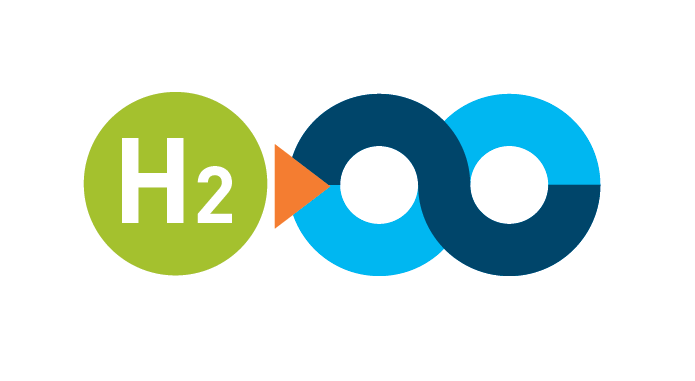  Ang logo ng proyektong Hydrogen hanggang Infinity