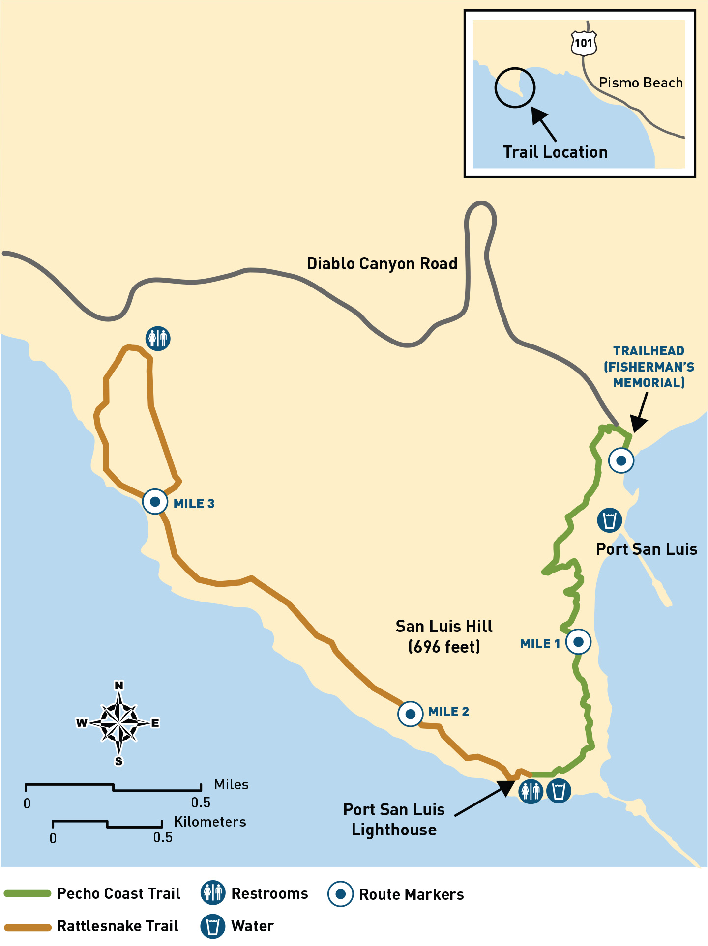 pecho ساحل نقشه