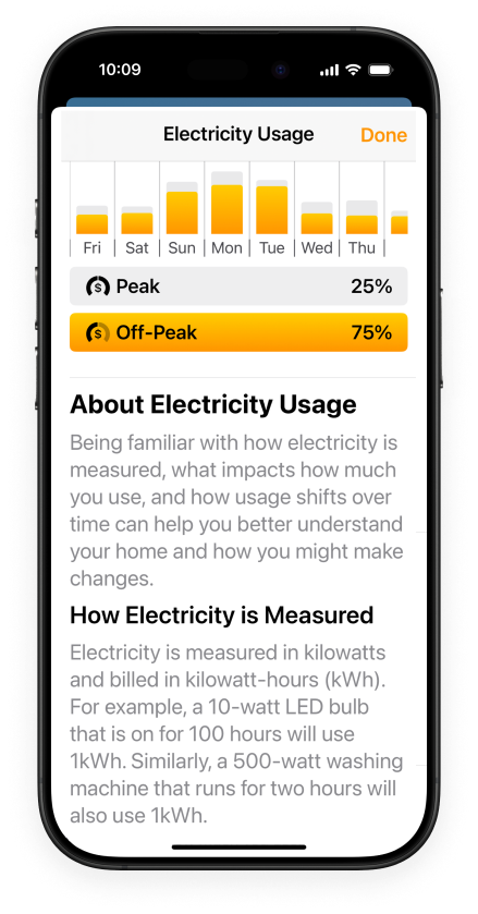 Apple home app paggamit ng enerhiya